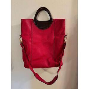 Plinio Visona Red Leather Purse